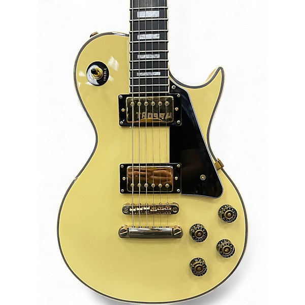 Used Sawtooth H70 Cream Solid Body Electric Guitar