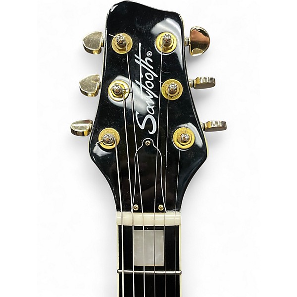 Used Sawtooth H70 Cream Solid Body Electric Guitar