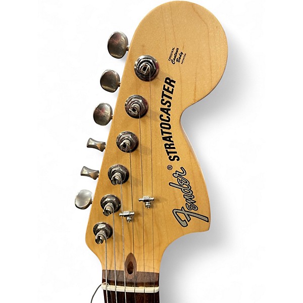 Used Fender American Performer Stratocaster SSS Antique White Solid Body Electric Guitar