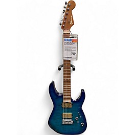 Used Charvel Pro-Mod DK24 HH 2PT CM QM Blue Burst Solid Body Electric Guitar