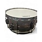 Used TAMA 14X6.5 Metalworks Steel Snare Drum  Black Drum