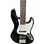 Used Squier Affinity Jazz Bass V 5 String Black Electric Bass Guitar