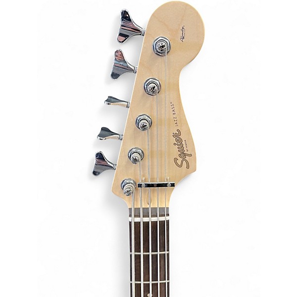 Used Squier Affinity Jazz Bass V 5 String Black Electric Bass Guitar
