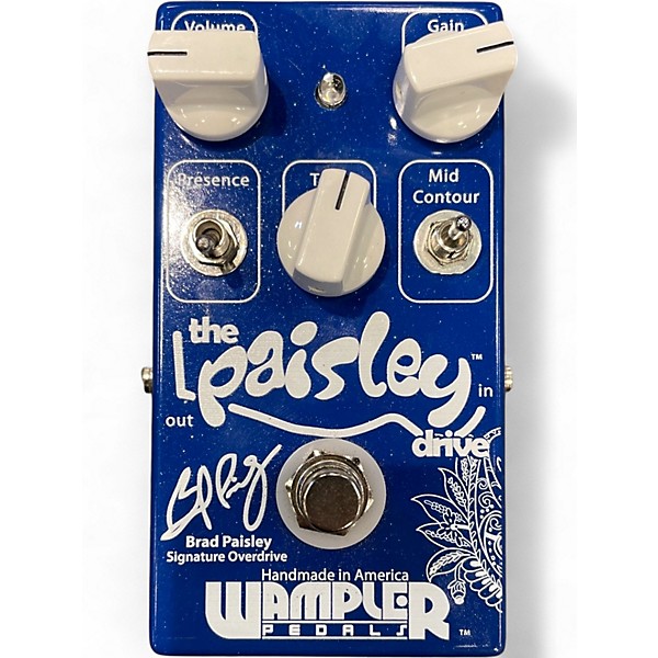 Used Wampler Brad Paisley Signature Overdrive Effect Pedal
