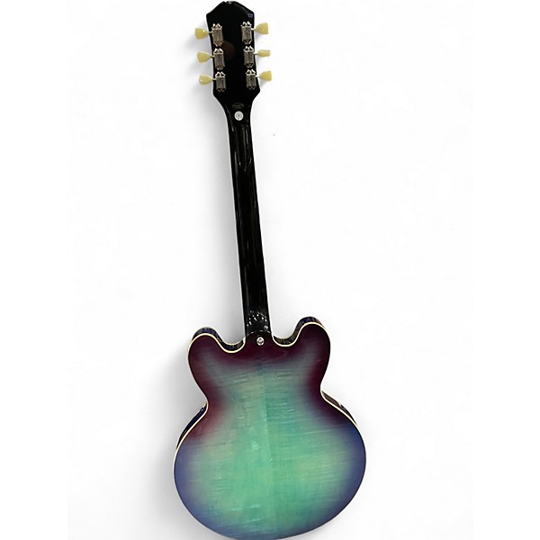 Used 2022 Epiphone ES335 Figured Blueberry Burst Hollow Body Electric Guitar