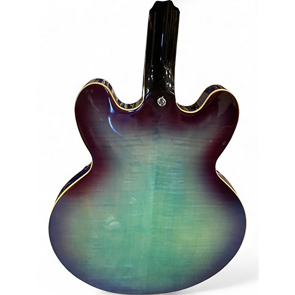 Used 2022 Epiphone ES335 Figured Blueberry Burst Hollow Body Electric Guitar