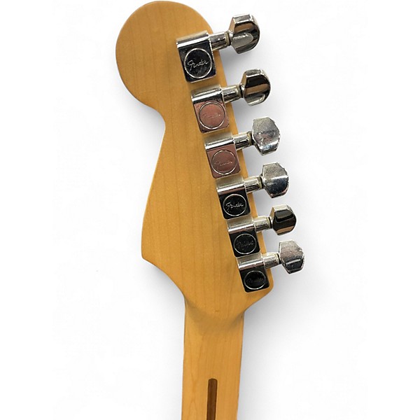 Used 1993 Fender American Standard Stratocaster Olympic Pearl Solid Body Electric Guitar