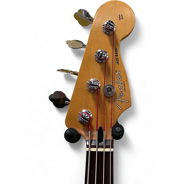 Used Fender Standard Jazz Bass Black Electric Bass Guitar