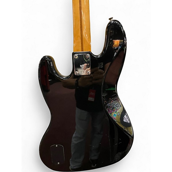 Used Fender Standard Jazz Bass Black Electric Bass Guitar