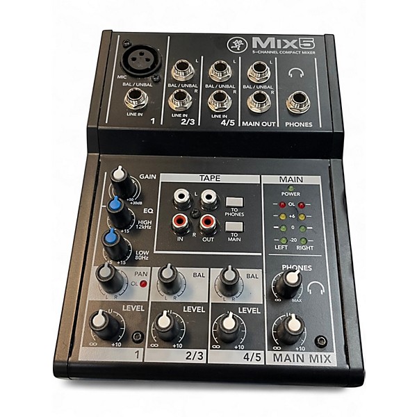 Used Mackie MIX5 Unpowered Mixer