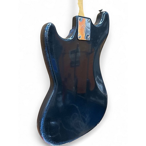 Vintage 1977 Fender Mustang Black Solid Body Electric Guitar