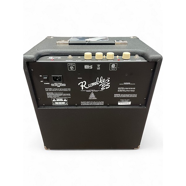 Used Fender Rumble 25 25W 1x10 Bass Combo Amp