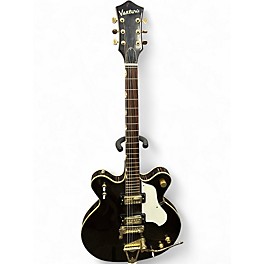 Vintage 1970s Ventura CG Semi Hollow Brown Hollow Body Electric Guitar