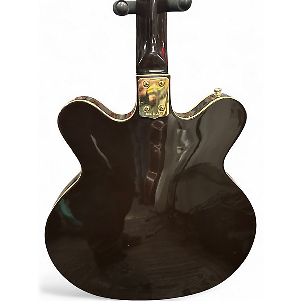 Vintage 1970s Ventura CG Semi Hollow Brown Hollow Body Electric Guitar