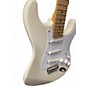 Used 2010 Fender Artist Series Jimmie Vaughan Tex-Mex Stratocaster Classic White Solid Body Electric Guitar