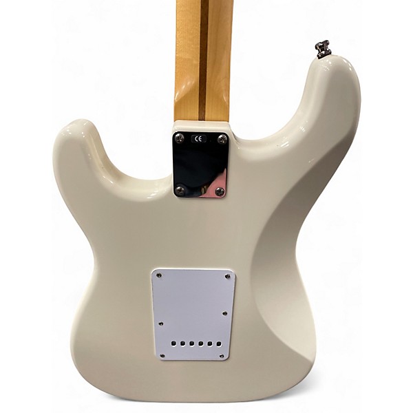 Used 2010 Fender Artist Series Jimmie Vaughan Tex-Mex Stratocaster Classic White Solid Body Electric Guitar