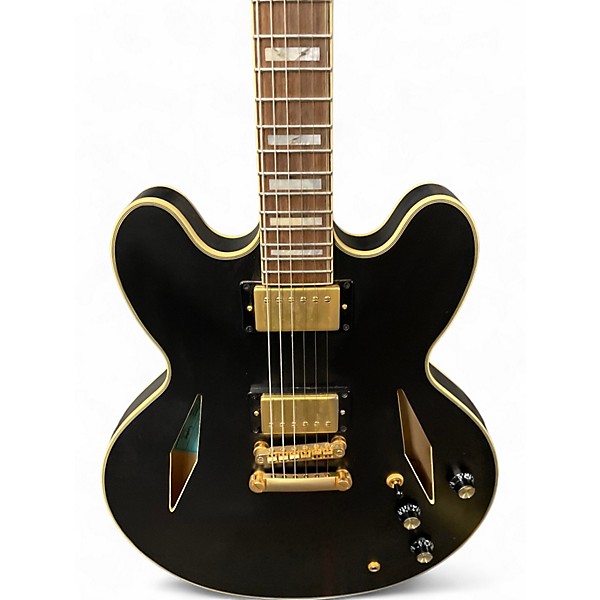 Used Epiphone EMILY WOLFE SHERATON Black Hollow Body Electric Guitar