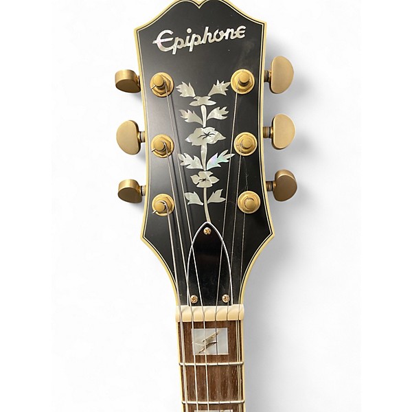 Used Epiphone EMILY WOLFE SHERATON Black Hollow Body Electric Guitar