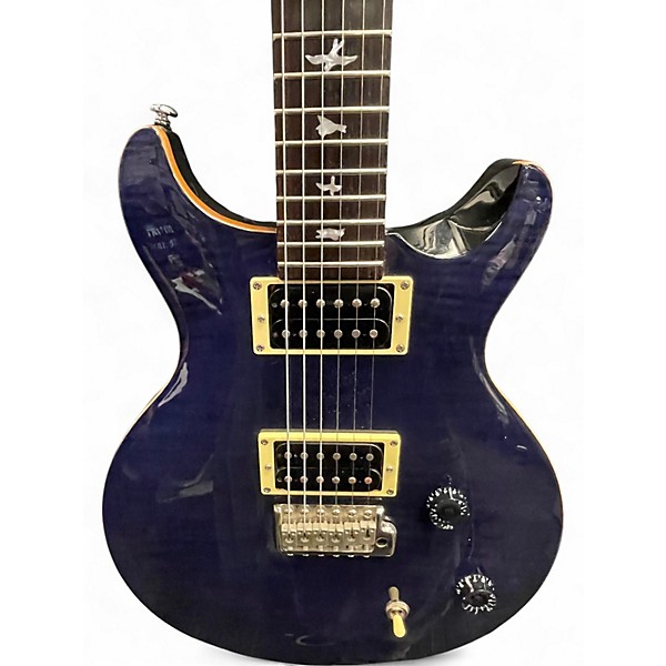 Used PRS Carlos Santana Signature SE Blue Solid Body Electric Guitar