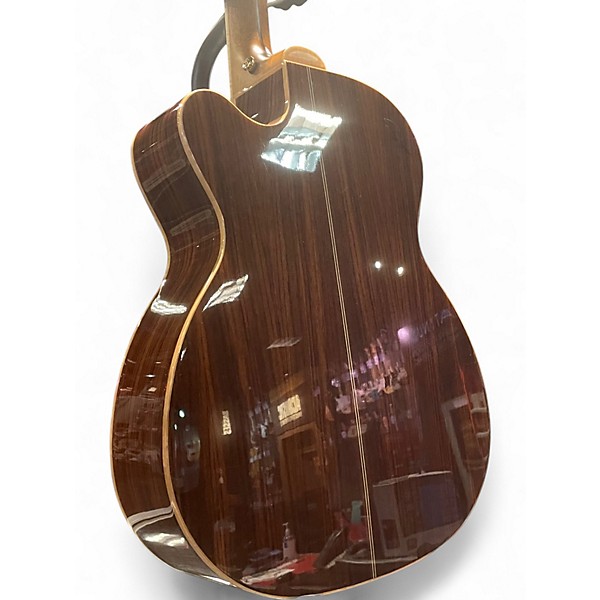 Used Zager ZAD9000MCE Natural Acoustic Electric Guitar