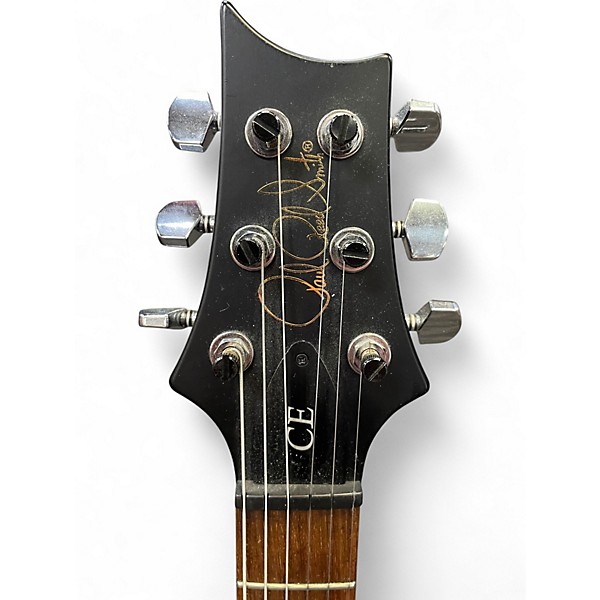 Used PRS CE24 Trans Black Solid Body Electric Guitar