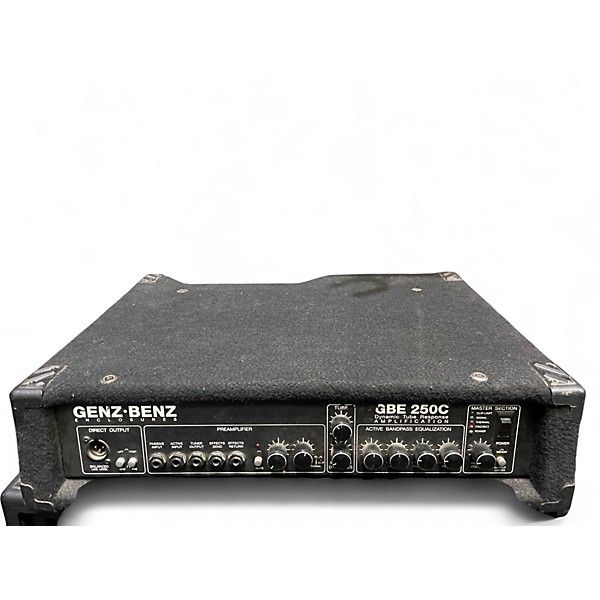 Used Genz Benz GBE 250C Bass Amp Head