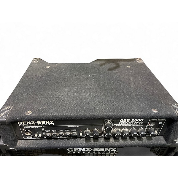 Used Genz Benz GBE 250C Bass Amp Head