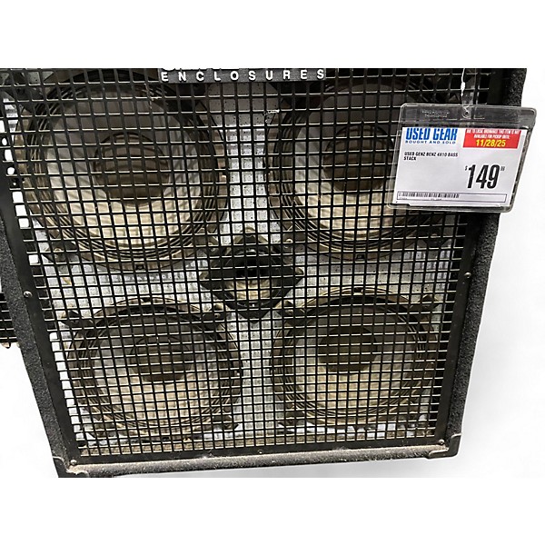 Used Genz Benz 4X10 Bass Stack
