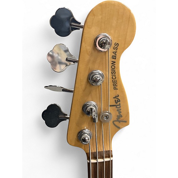 Used Fender American Elite Precision Bass 2 Color Sunburst Electric Bass Guitar