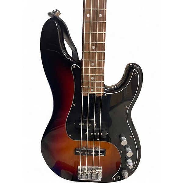 Used Fender American Elite Precision Bass 2 Color Sunburst Electric Bass Guitar
