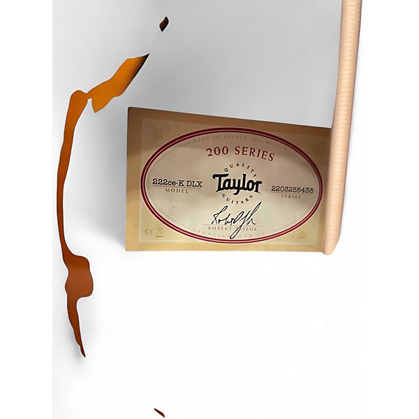 Used Taylor 222CE-K DELUXE shaded edge burst Acoustic Electric Guitar