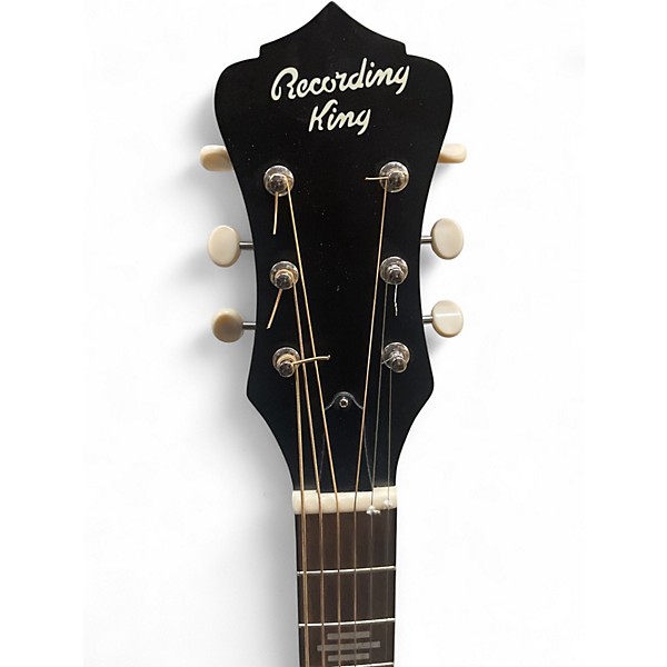 Used Recording King RPH-R2 Black Resonator Guitar