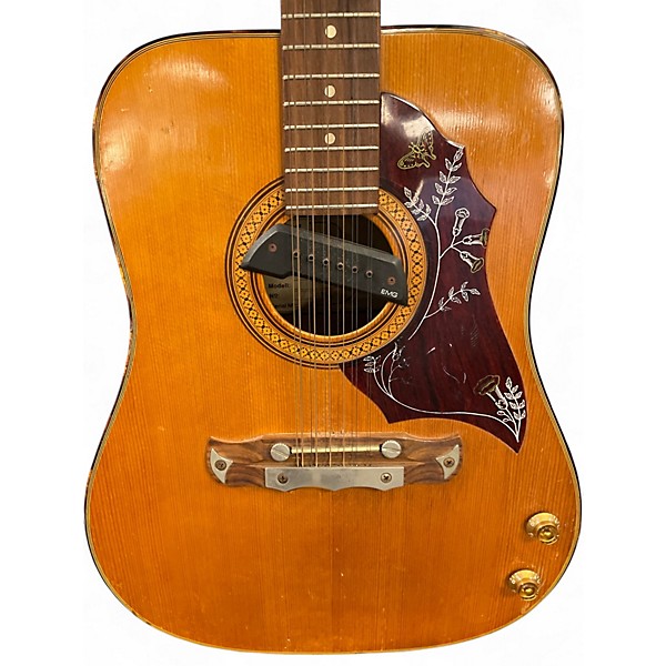 Vintage 1970s Klira BLUE HILL Natural 12 String Acoustic Guitar