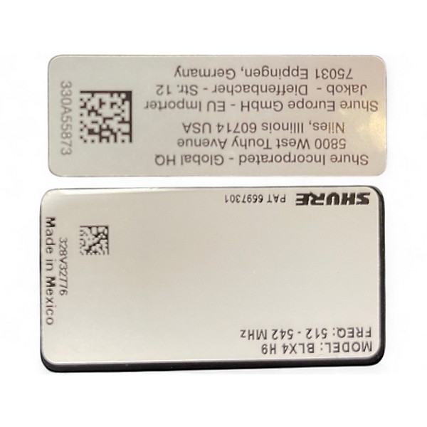 Used Shure BLX4 H9 SM58 HANDHELD WIRELESS Handheld Wireless System