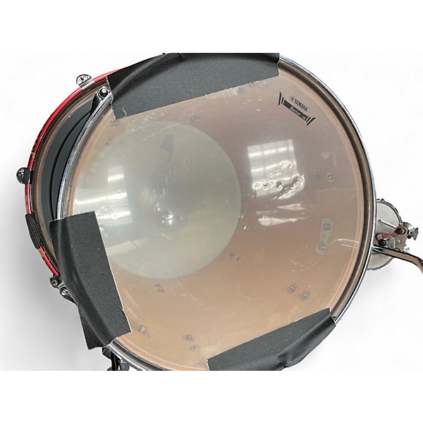Used Yamaha 4 Piece Stage Custom RED Drum Kit
