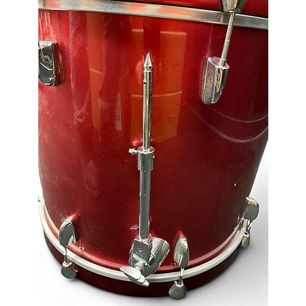 Used Yamaha 4 Piece Stage Custom RED Drum Kit