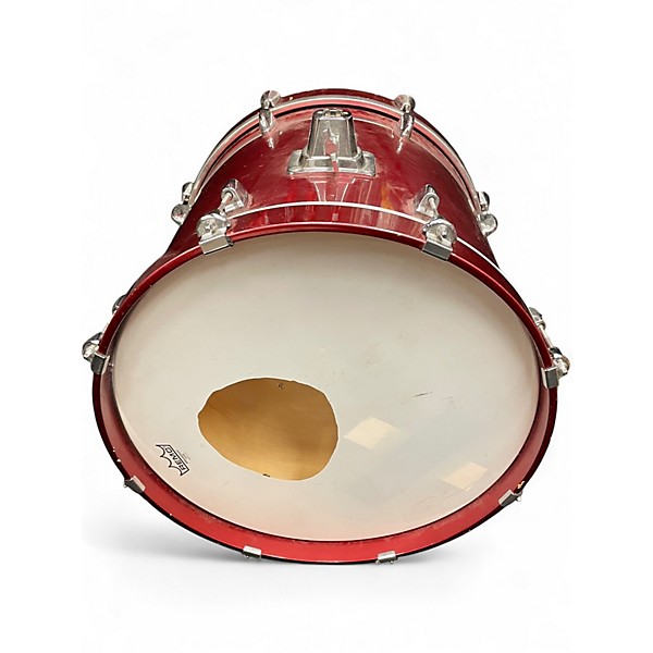 Used Yamaha 4 Piece Stage Custom RED Drum Kit