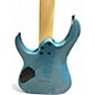 Used Ibanez GIO GRG7221M METALLIC LIGHT BLUE Solid Body Electric Guitar