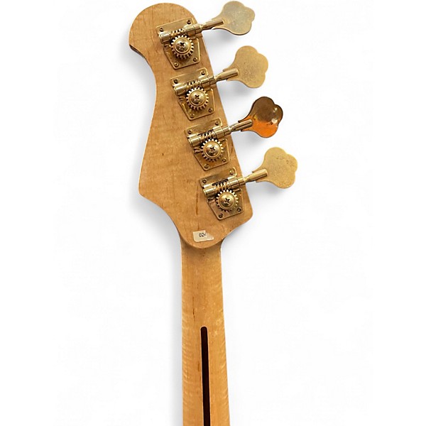 Used SX Vintage Series J Style White Electric Bass Guitar