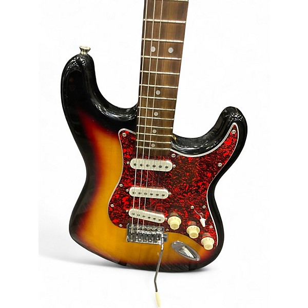 Used Squier Affinity Stratocaster 3 Color Sunburst Solid Body Electric Guitar