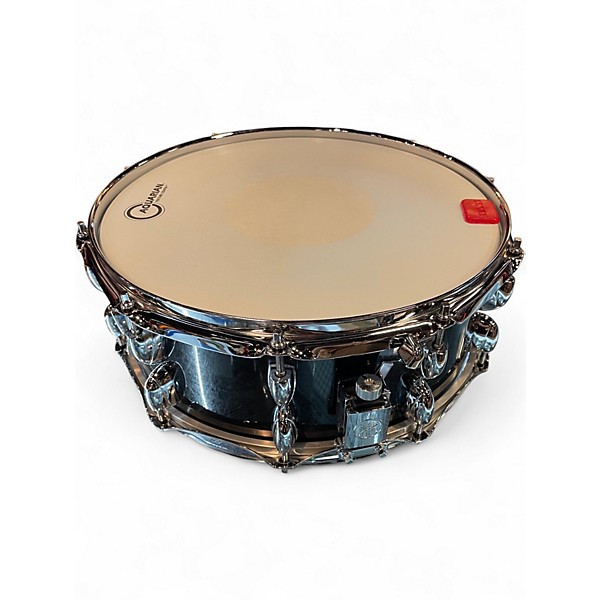 Used Yamaha 5.5X14 Oak Custom Snare Musachi Black Drum