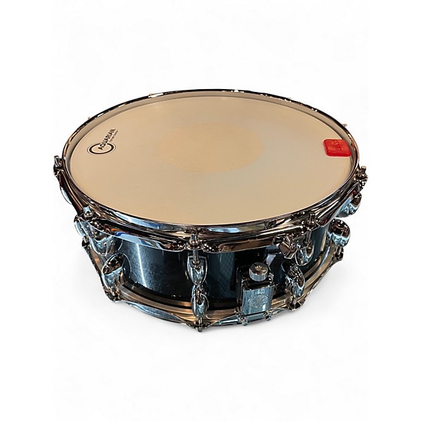 Used Yamaha 5.5X14 Oak Custom Snare Musachi Black Drum