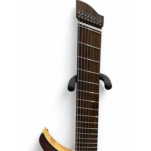 Used Goc Materia 8 String Trans Purple Solid Body Electric Guitar