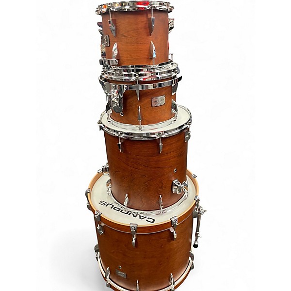 Used Canopus 4 Piece Yaiba Brown Drum Kit