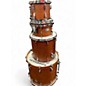 Used Canopus 4 Piece Yaiba Brown Drum Kit
