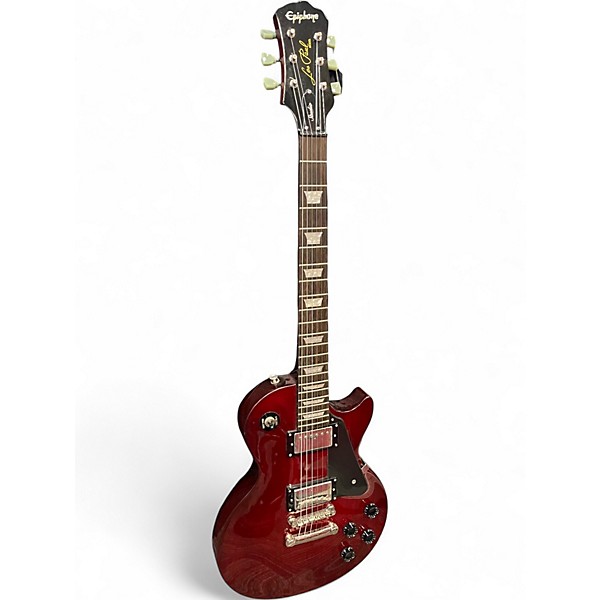 Used Epiphone Les Paul Studio Red Solid Body Electric Guitar