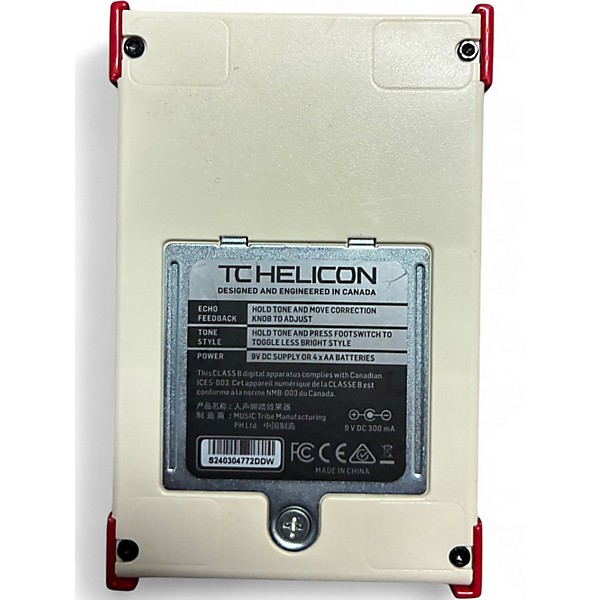 Used TC Helicon VoiceTone Mic Mechanic Vocal Processor