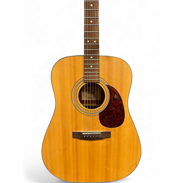 Used Cort Earth 50 Natural Acoustic Guitar