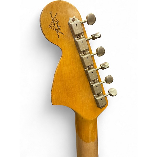 Used Fender Custom Shop 67 Stratocaster Heavy Relic Taos Turquoise Solid Body Electric Guitar