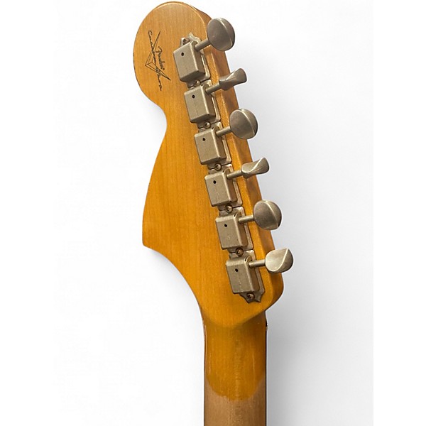 Used Fender Custom Shop 67 Stratocaster Heavy Relic Taos Turquoise Solid Body Electric Guitar